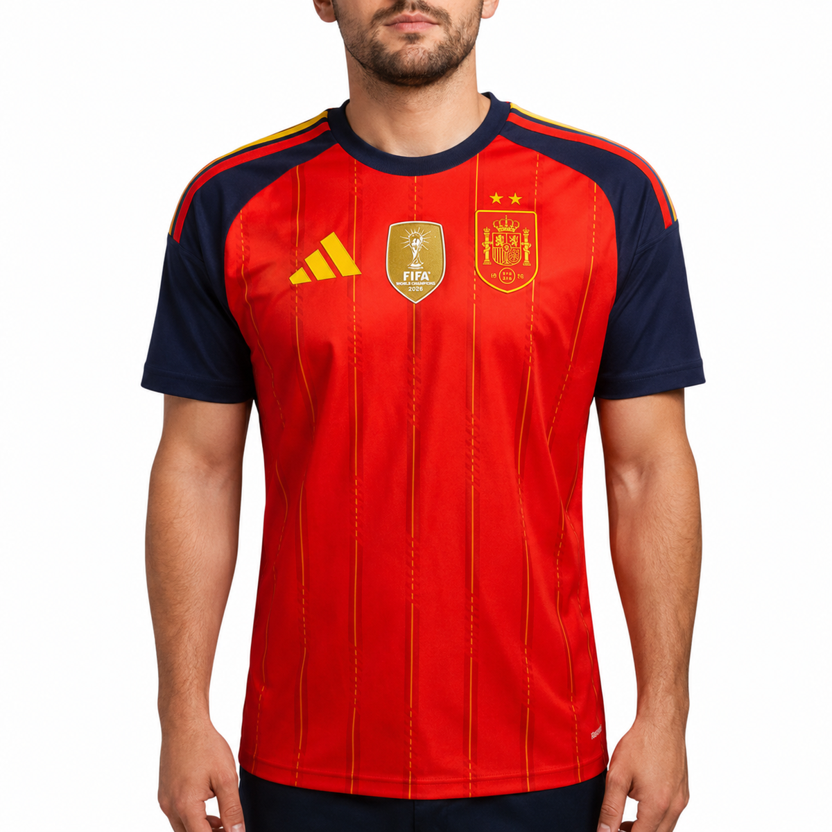 Camiseta España 26/27 I - Versión Aficionado (Parche de campeón incluido🏆)