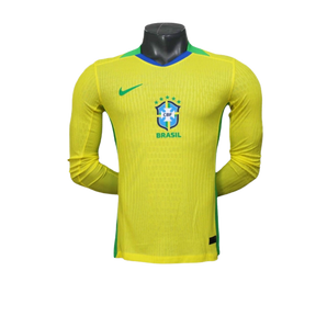 Camiseta Brasil 25/26 I Casa - Manga Larga