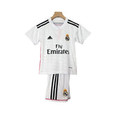Conjunto Infantil Retrô - Real Madrid 14/15 I Casa