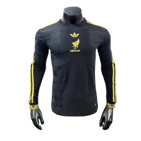 Camiseta México 25/26 Edición Copa Oro - Negra - Manga Larga