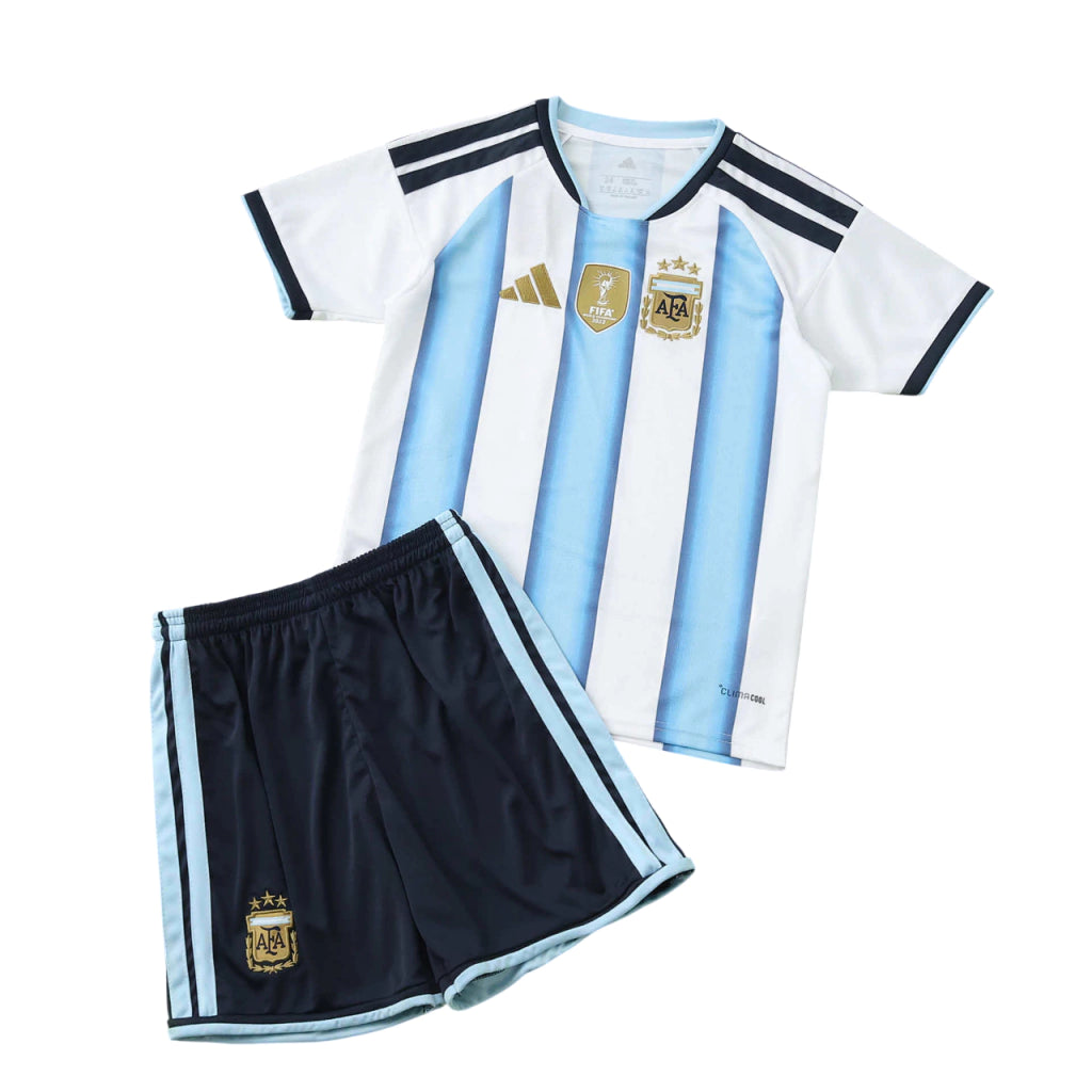 Kit Infantil Argentina I 26/27 (Parche de campeón 22 incluido🏆)