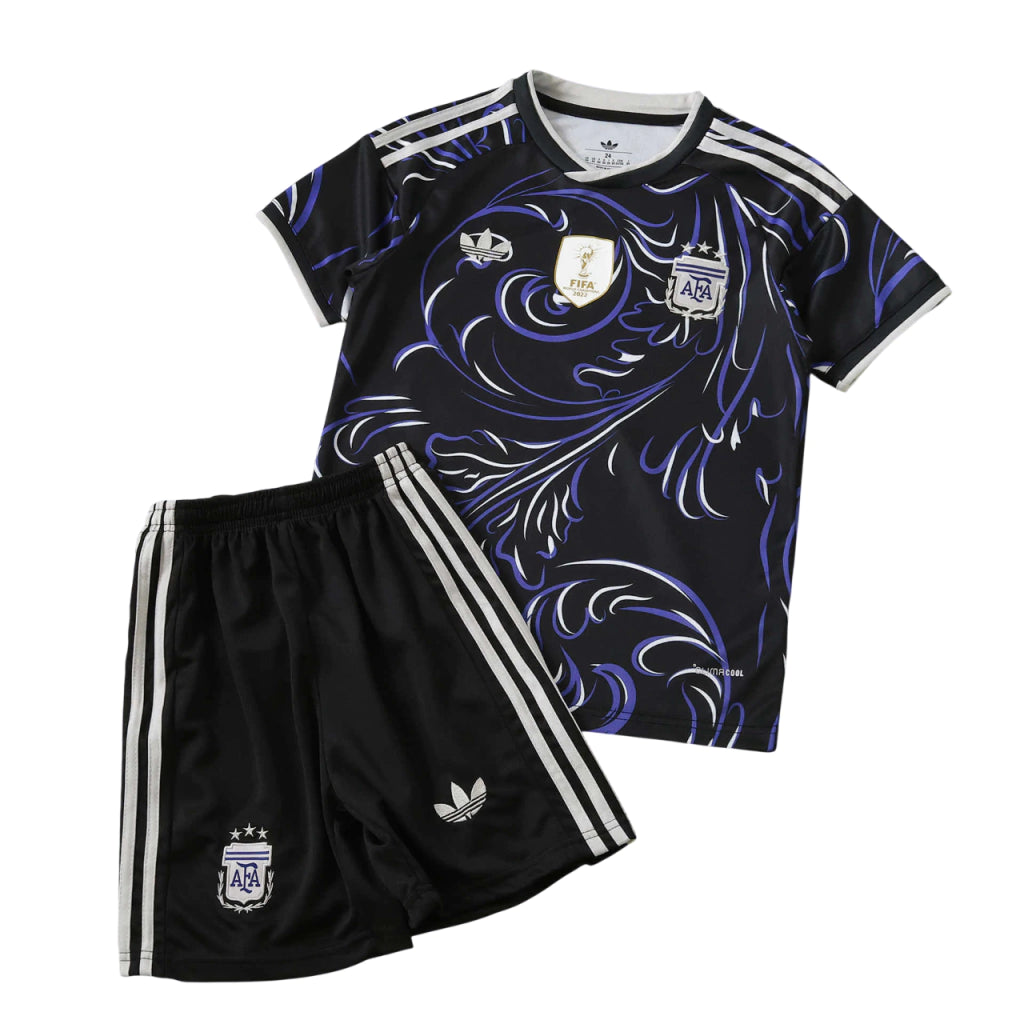 Kit Infantil Argentina II 26/27 (Parche de campeón 22 incluido🏆)
