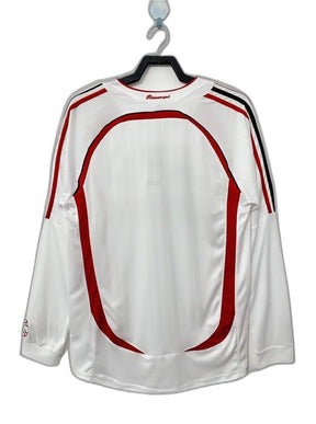 Camiseta AC Milan 06/07 II Visitante - Manga Larga Versión Retro