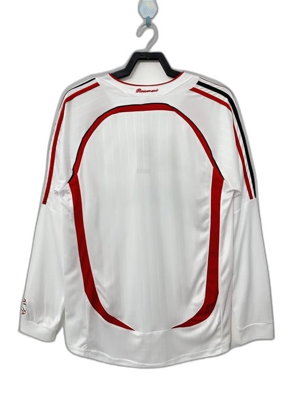 Camiseta AC Milan 06/07 II Visitante - Manga Larga Versión Retro