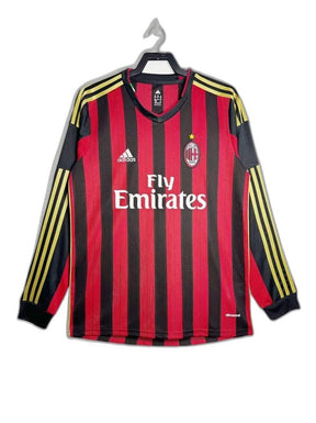 Camiseta AC Milan 13/14 I Casa - Manga Larga Versión Retro