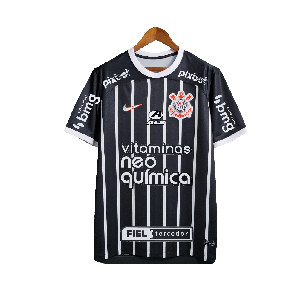 Camiseta Corinthians 23/24 II Visitante - Todos los Patrocinios - Versión Aficionado