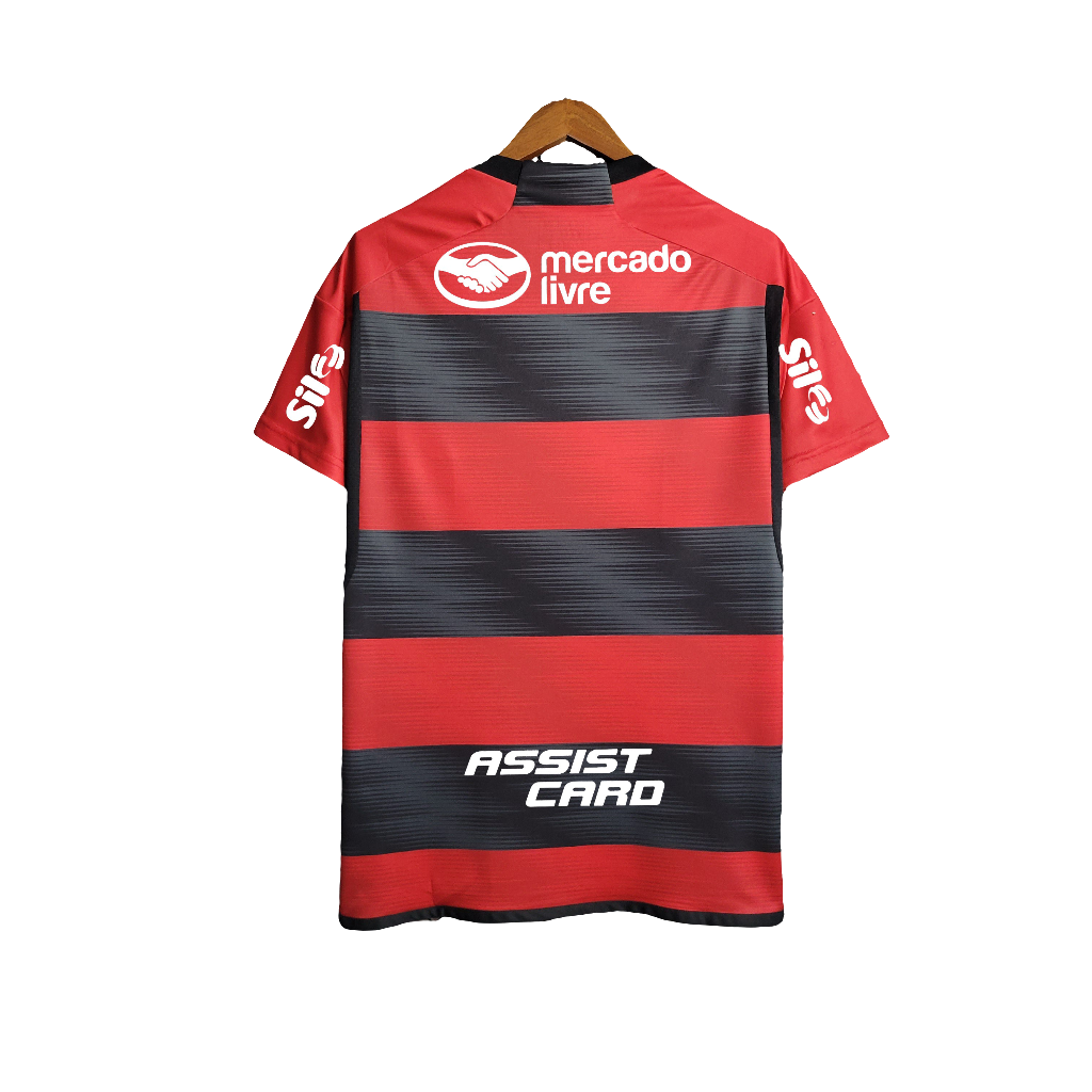 Camiseta Flamengo 23/24 I Casa - Todos los Patrocinios - Versión Aficionado
