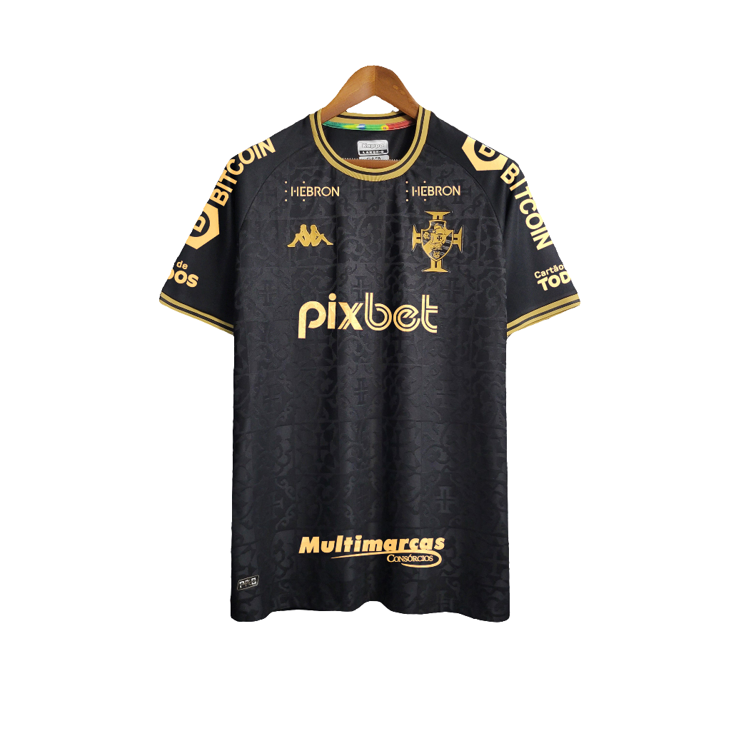Camiseta Vasco 22/23 Portero - Negro - Todos los Patrocinios - Versión Aficionado