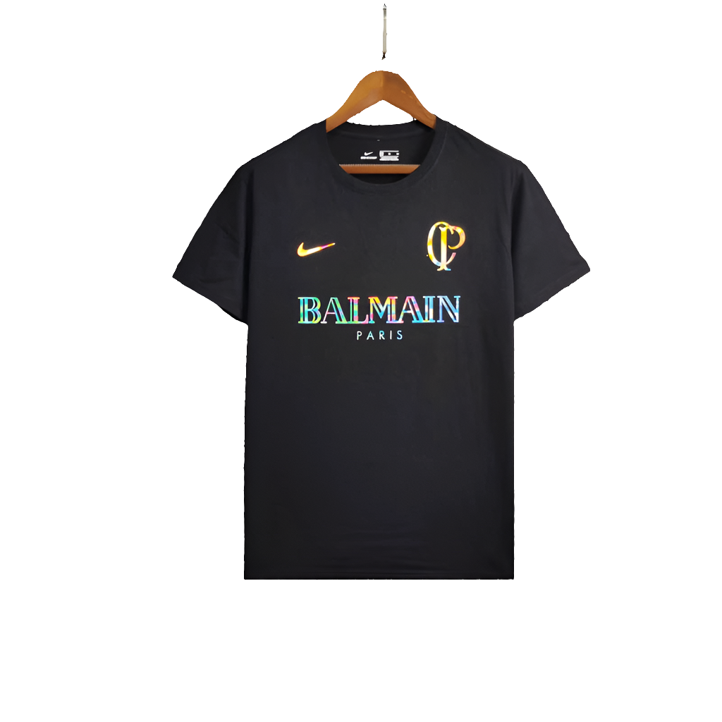 Camiseta Corinthians 24/25 Edición Casual - Negro - Versión Aficionado