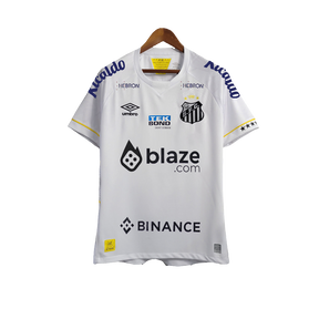 Camiseta Santos 23/24 I Casa - Todos los Patrocinios - Versión Aficionado