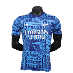 Camiseta Arsenal 25/26 Pre-Partido - Azul - Versión Jugador