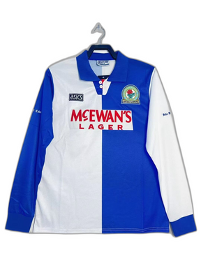 Camiseta Negroburn Rovers 94/95 I Casa - Manga Larga Versión Retro