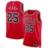 Camiseta NBA Dalen Terry - Chicago Bulls - 2022 - Edición Ícono - Rojo