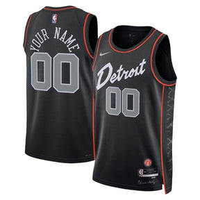Camiseta NBA - Detroit Pistons - 23/24 - Negro - Edición Ciudad