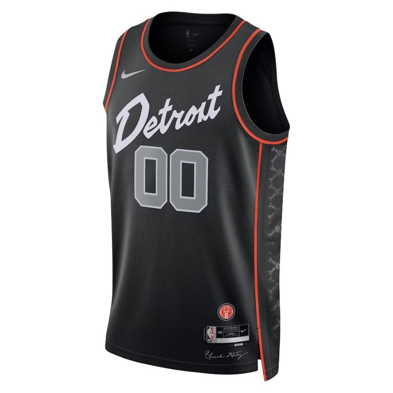 Camiseta NBA - Detroit Pistons - 23/24 - Negro - Edición Ciudad