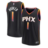 Camiseta NBA Devin Booker - Phoenix Suns - 2023 Fast Break Jugador - Negro - Edición de Impacto