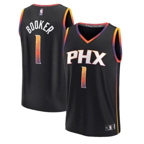 Camiseta NBA Devin Booker - Phoenix Suns - 2023 Fast Break Jugador - Negro - Edición de Impacto