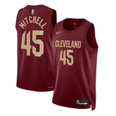 Camiseta NBA Donovan Mitchell - Cleveland Cavaliers - 22/23 - Burdeos