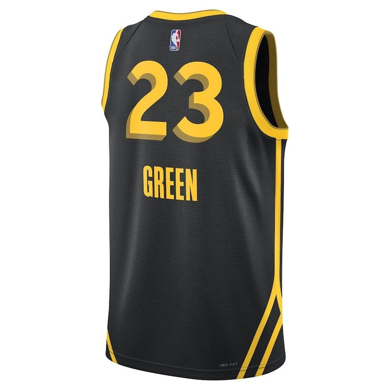 Camiseta NBA Draymond Verde - Golden State Warriors - 23/24 - Negro - Edición Ciudad