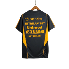 Camiseta Internacional 23/24 Entrenamiento - Negro - Todos los Patrocinios - Versión Aficionado