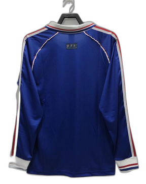 Camiseta Francia 1998 I Casa - Manga Larga Versión Retro