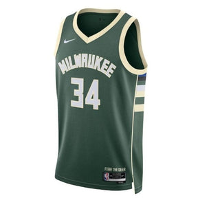 Camiseta NBA Giannis Antetokounmpo - Milwaukee Bucks - 2023 - Edición Ícono - Hunter Green