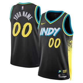 Camiseta NBA - Indiana Pacers - 23/24 - Negro - Edición Ciudad