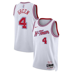 Camiseta NBA Jalen Verde - Houston Rockets - 23/24 - Blanco - Edición Ciudad