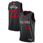 Camiseta NBA Jimmy Butler - Miami Heat - 23/24 - Negro - Edición Ciudad