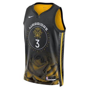 Camiseta NBA Jordan Poole - Golden State Warriors - 2023 - Edición Ciudad - Negro