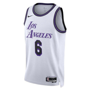 Camiseta NBA LeBron James - Los Angeles Lakers - 2023 - Edición Ciudad - Blanco