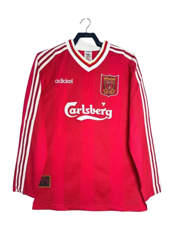 Camiseta Liverpool 95/96 I Casa - Manga Larga Versión Retro