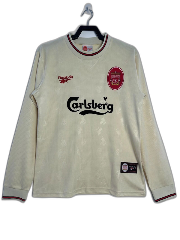 Camiseta Liverpool 96/97 II Visitante - Manga Larga Versión Retro