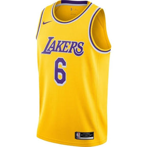 Camiseta NBA - Los Angeles Lakers - LeBron James #6 2021/22 Jugador - Amarillo