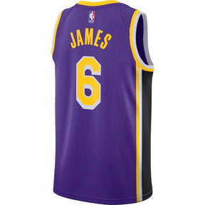 Camiseta NBA - Los Angeles Lakers - LeBron James Morado #6 2021/22 Jugador