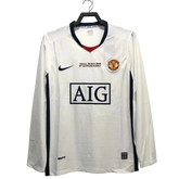 Camiseta Manchester United 08/09 II Visitante - Manga Larga Versión Retro