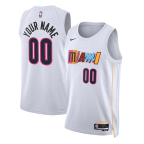 Camiseta NBA - Miami Heat - 2023 - Edición Ciudad - Blanco