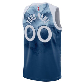 Camiseta NBA - Minnesota Timberwolves - 23/24 - Azul - Edición Ciudad