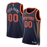 Camiseta NBA - New York Knicks - 2023 - Edición de Impacto - Azul Marino
