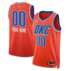 Camiseta NBA - Oklahoma City Thunder - 2023 - Edición de Impacto - Naranja