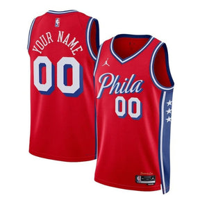 Camiseta NBA - Philadelphia 76ers - 2023 - Edición de Impacto - Rojo