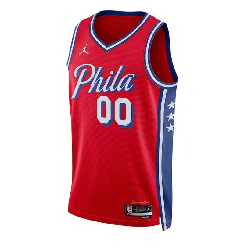 Camiseta NBA - Philadelphia 76ers - 2023 - Edición de Impacto - Rojo
