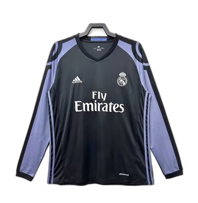 Camiseta Real Madrid 16/17 III Tercera - Manga Larga Versión Retro
