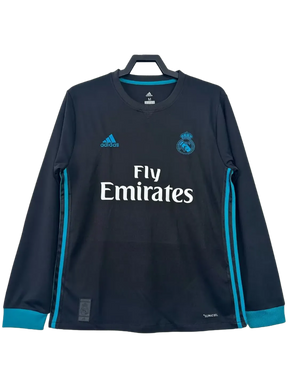 Camiseta Real Madrid 17/18 II Visitante - Manga Larga Versión Retro