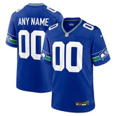 Camiseta NFL Seattle Seahawks - Retro Versión Clásica - Edición Personalizada