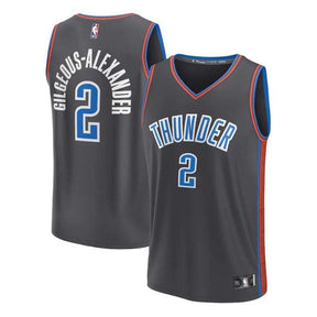 Camiseta NBA Shai Gilgeous-Alexander - Oklahoma City Thunder - 2023 Fastbreak - Edición Ciudad - Anthracite