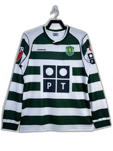 Camiseta Sporting Lisboa 01/03 I Casa - Manga Larga Versión Retro