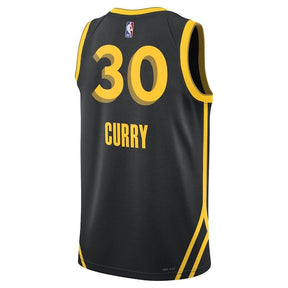 Camiseta NBA Stephen Curry - Golden State Warriors - 23/24 - Negro - Edición Ciudad