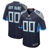 Camiseta NFL Tennessee Titans - Edición Personalizada - Azul Marino