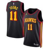 Camiseta NBA Trae Young - Atlanta Hawks - 2023 Edición de Impacto - Negro